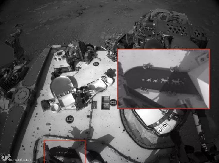 1614243563 2021 02 25 17 44 35 theres a hidden message in the parachute of nasas mars rover the verge ope - پیام پنهان ناسا بر روی چتر فرود مریخ نورد استقامت