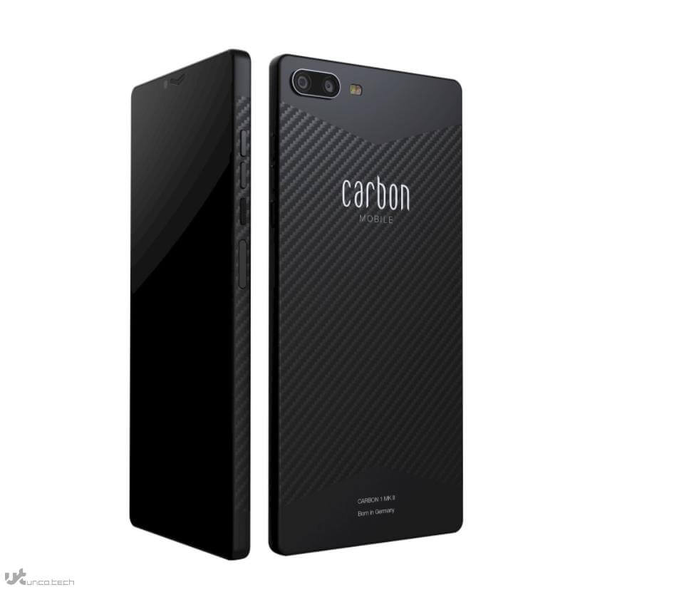 1614694793 carbon mobile carbon 1 smartphone made with carbon fiber 3 - گوشی هوشمند Carbon 1 Mark II با بدنه فیبر کربن