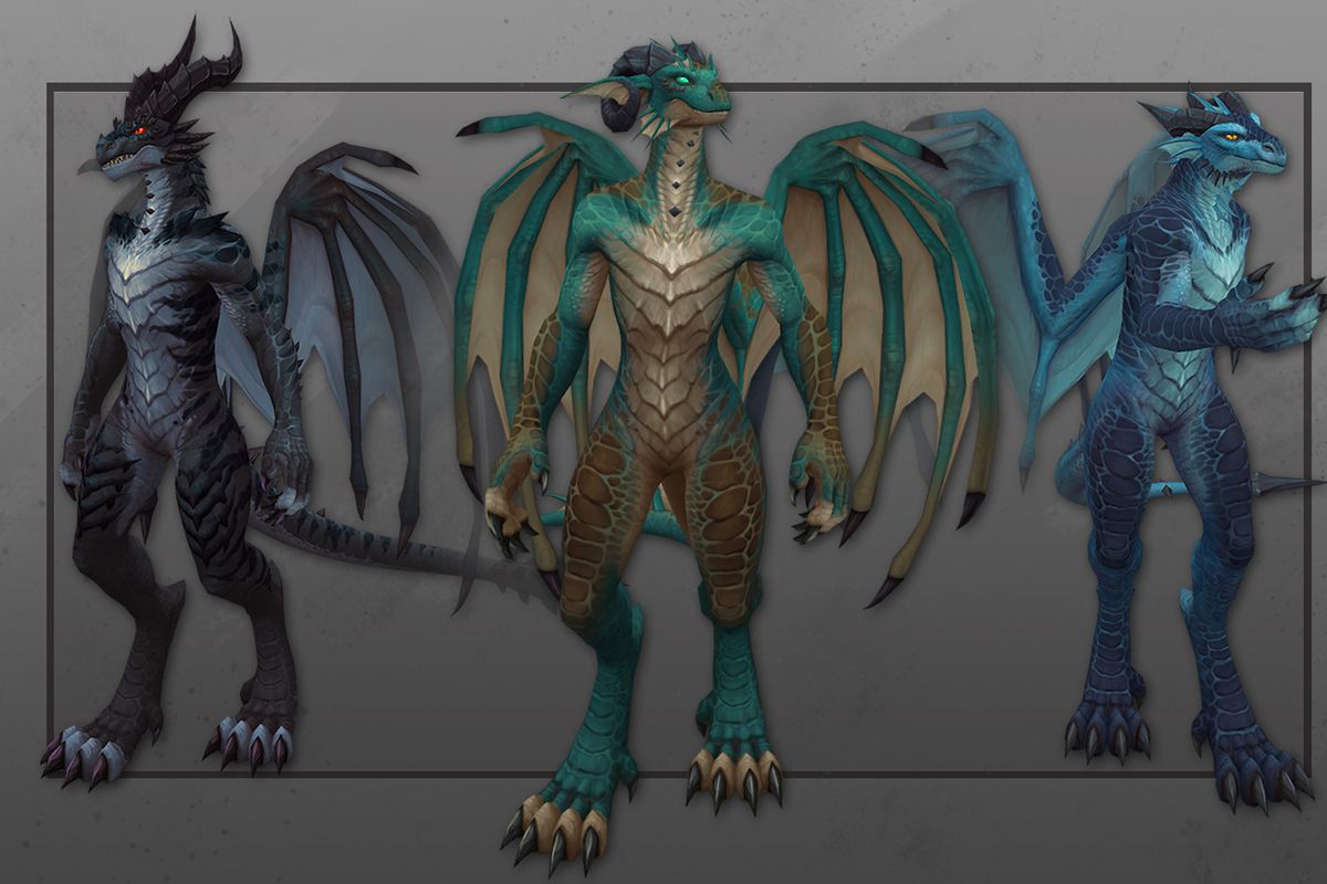 Dracthyr Dragon Form Full body5.0 - بسته الحاقی جدید World of Warcraft Dragonflight رونمایی شد