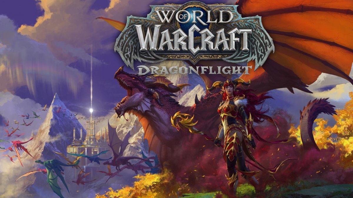WoW Dragonflight Main Art Logo buffed1 - بسته الحاقی جدید World of Warcraft Dragonflight رونمایی شد