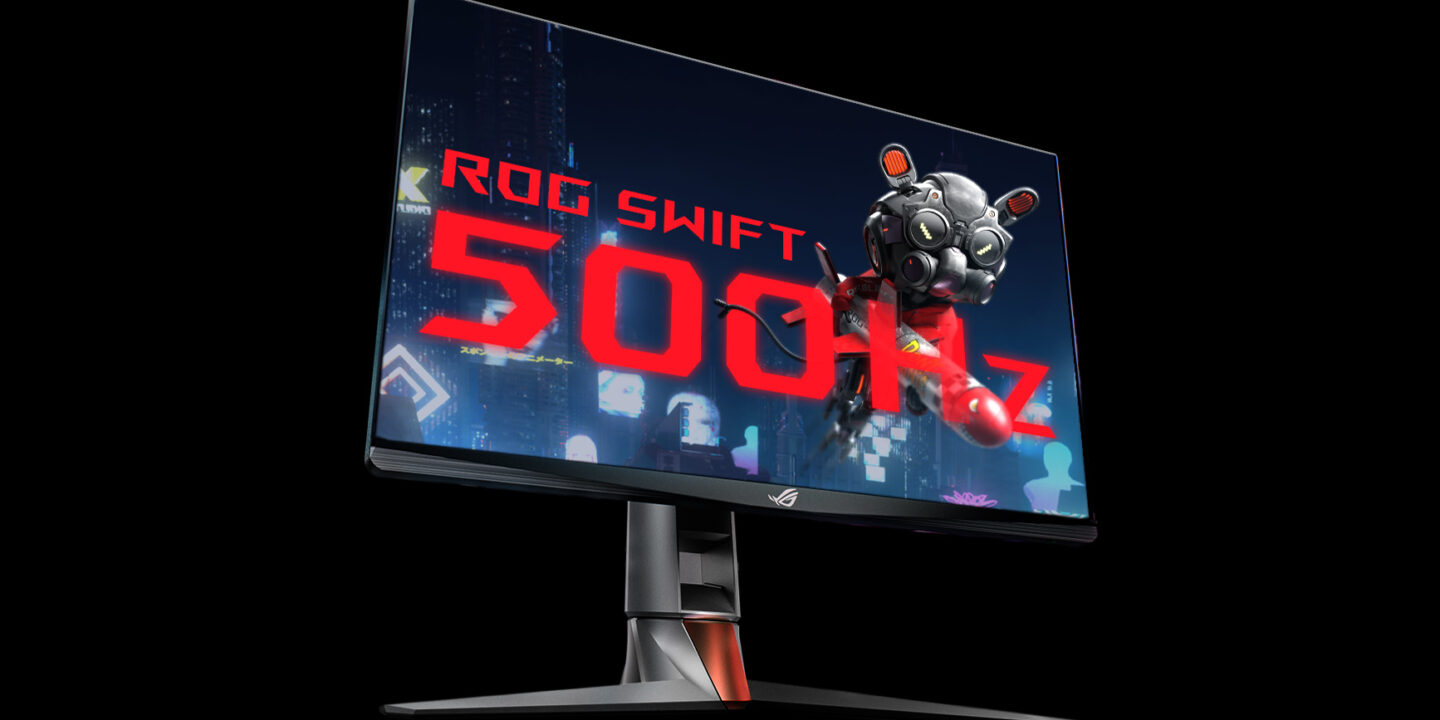 ASUS's ROG Swift اولین صفحه نمایش گیمینگ 500hz دنیا