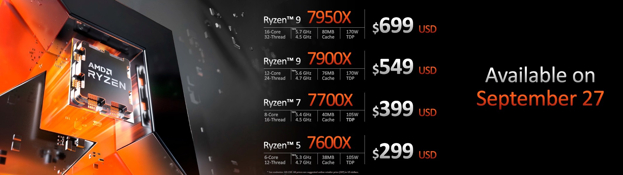 AMD Ryzen 7000 Zen 4 Desktop CPU Official  5 - رونمایی رسمی از پردازنده های Ryzen 7000 شرکت AMD