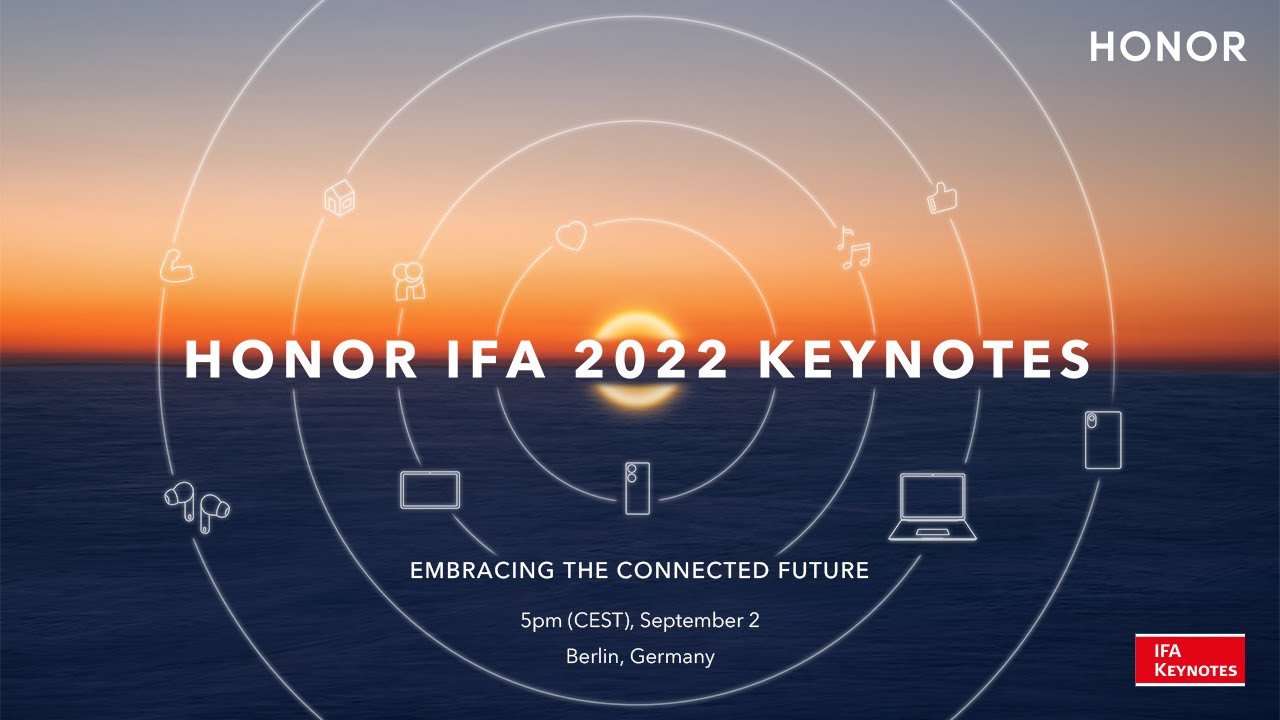 معرفی Honor 70 و دیگر محصولات جدید آنر در نمایشگاه IFA 2022