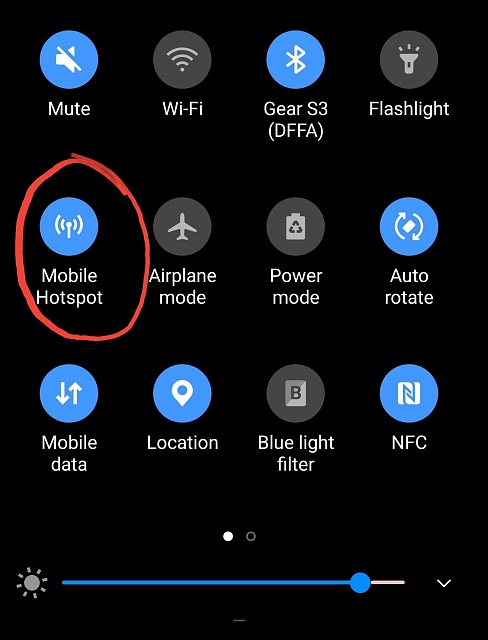 Screenshot 20190410 111452 One UI Home - روش اشتراک گذاری اینترنت گوشی با استفاده از هات اسپات اندروید