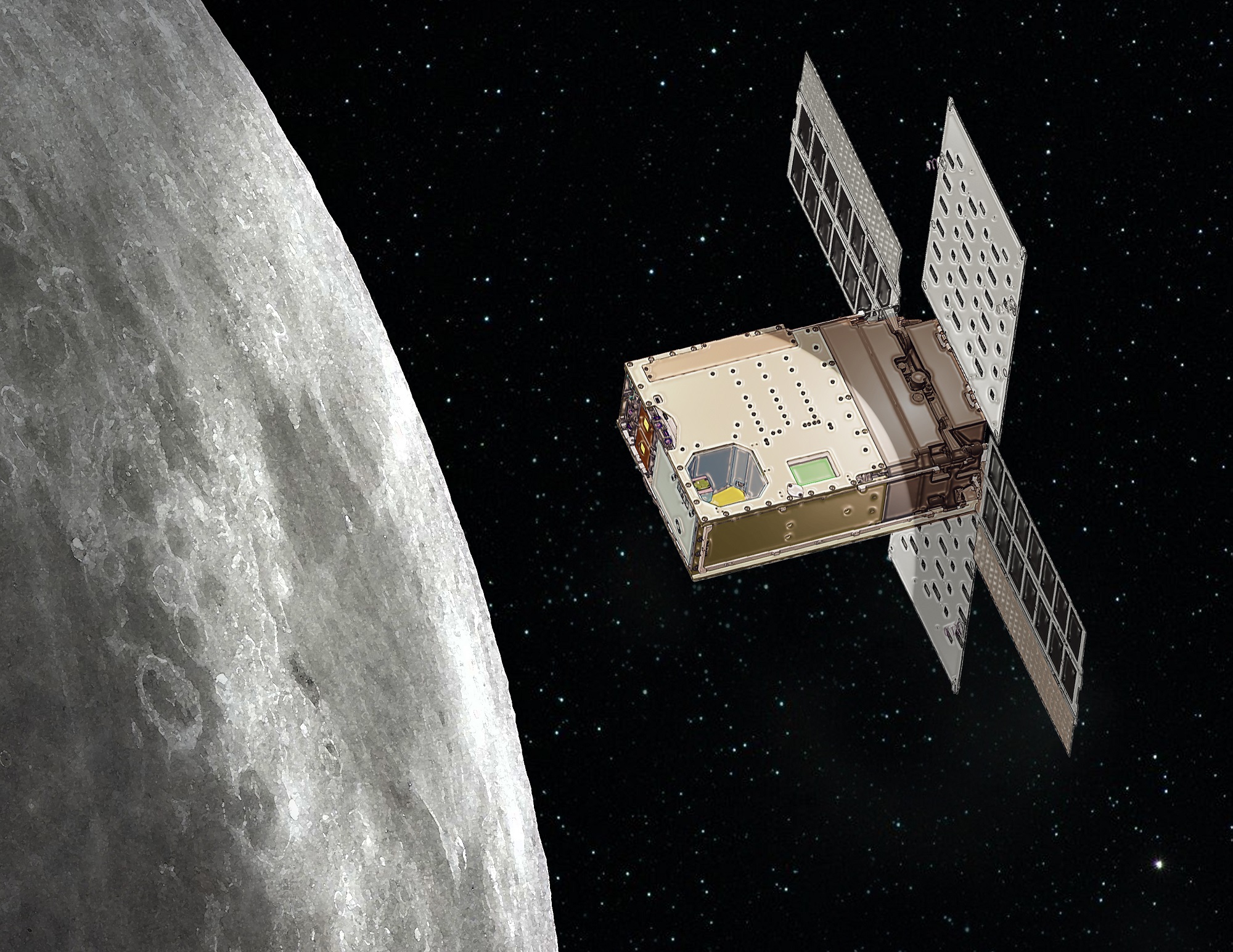 e lunar flashlight wo laser dec2019 - فضاپیمایی به اندازه یک کیف دستی در جستجوی یخ بر روی کره ماه
