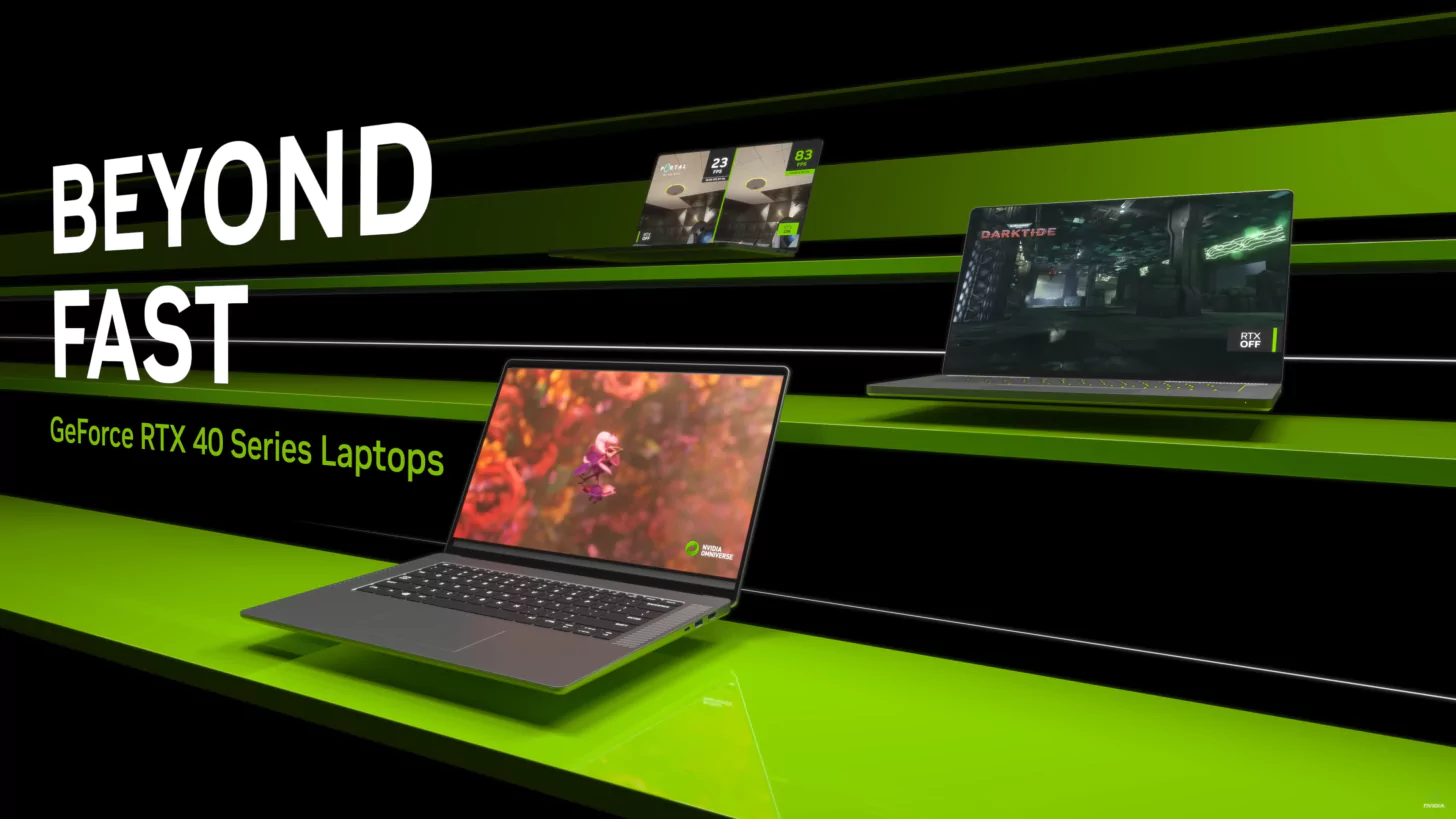 NVIDIA GeForce RTX 40 Laptop GPUs  6 1456x819.png - تاریخ عرضه لپتاپ های مجهز به RTX 40 انویدیا مشخص شد