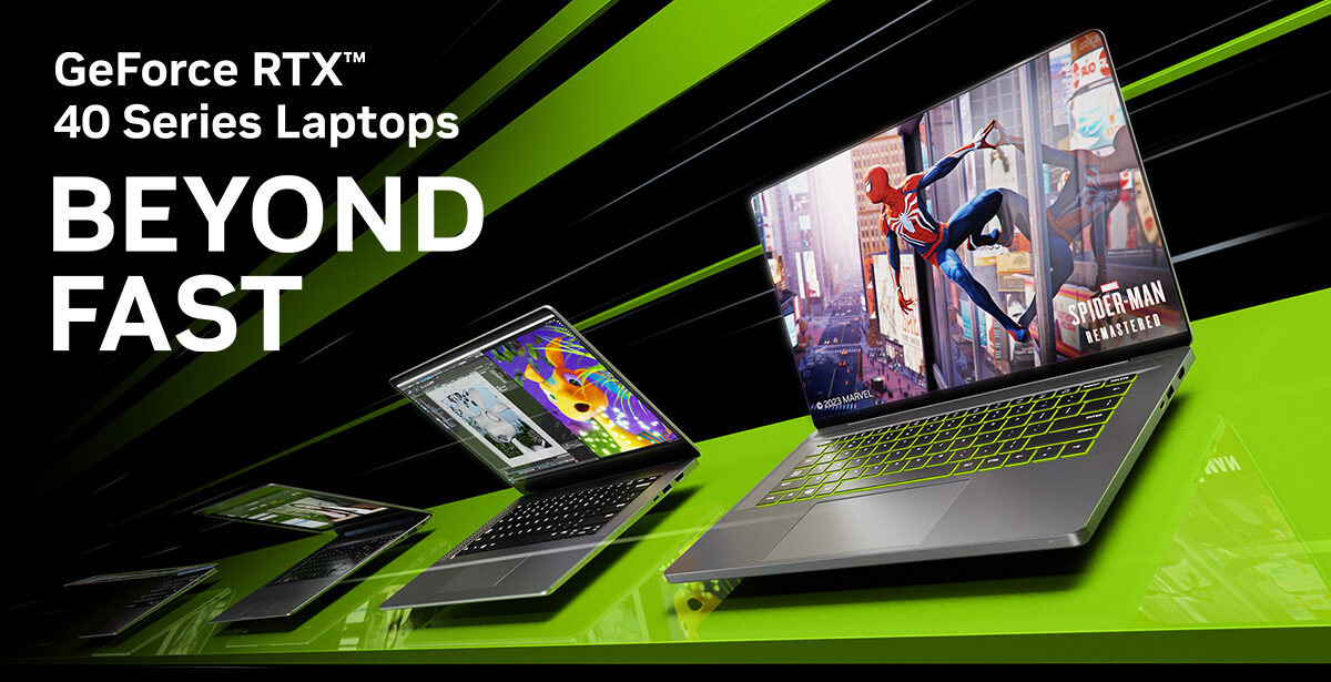 geforce rtx 40 series laptop announement ces 2023 1200x615 - تاریخ عرضه لپتاپ های مجهز به RTX 40 انویدیا مشخص شد