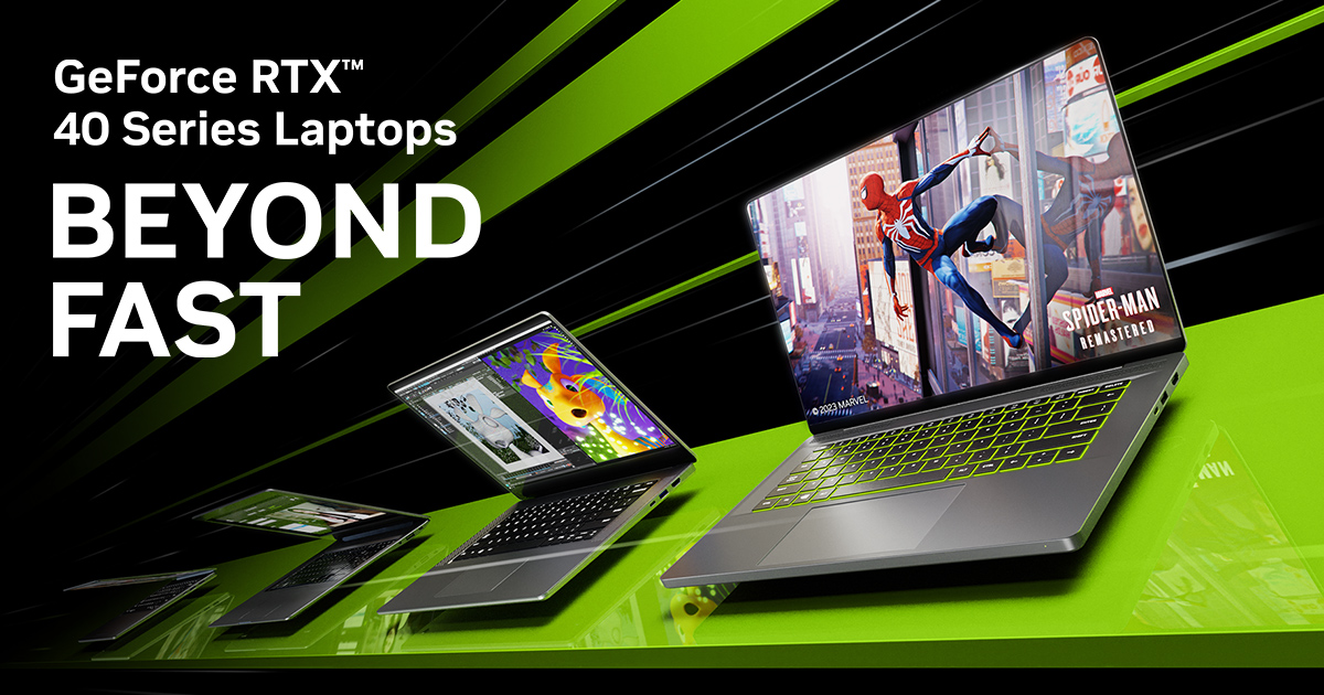 geforce rtx 40 series laptop announement ces 2023 - تاریخ عرضه لپتاپ های مجهز به RTX 40 انویدیا مشخص شد